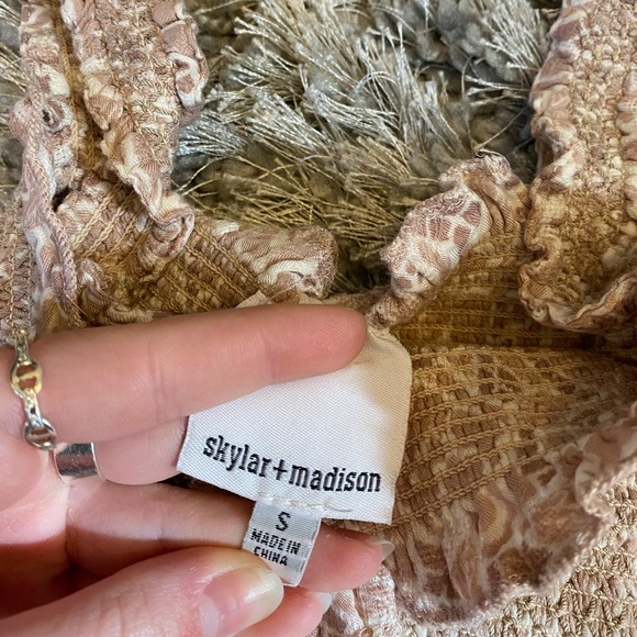 Vanilla Sky ruched crop top, part of a set, size S - Picture 3 of 3